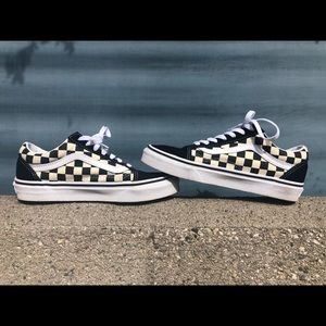 Black and White Checkered Vans